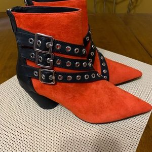 Red Boots Sz.8 1/2 Women’s